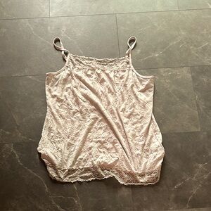 Maurices Lace Trim Camisole - Cream 22